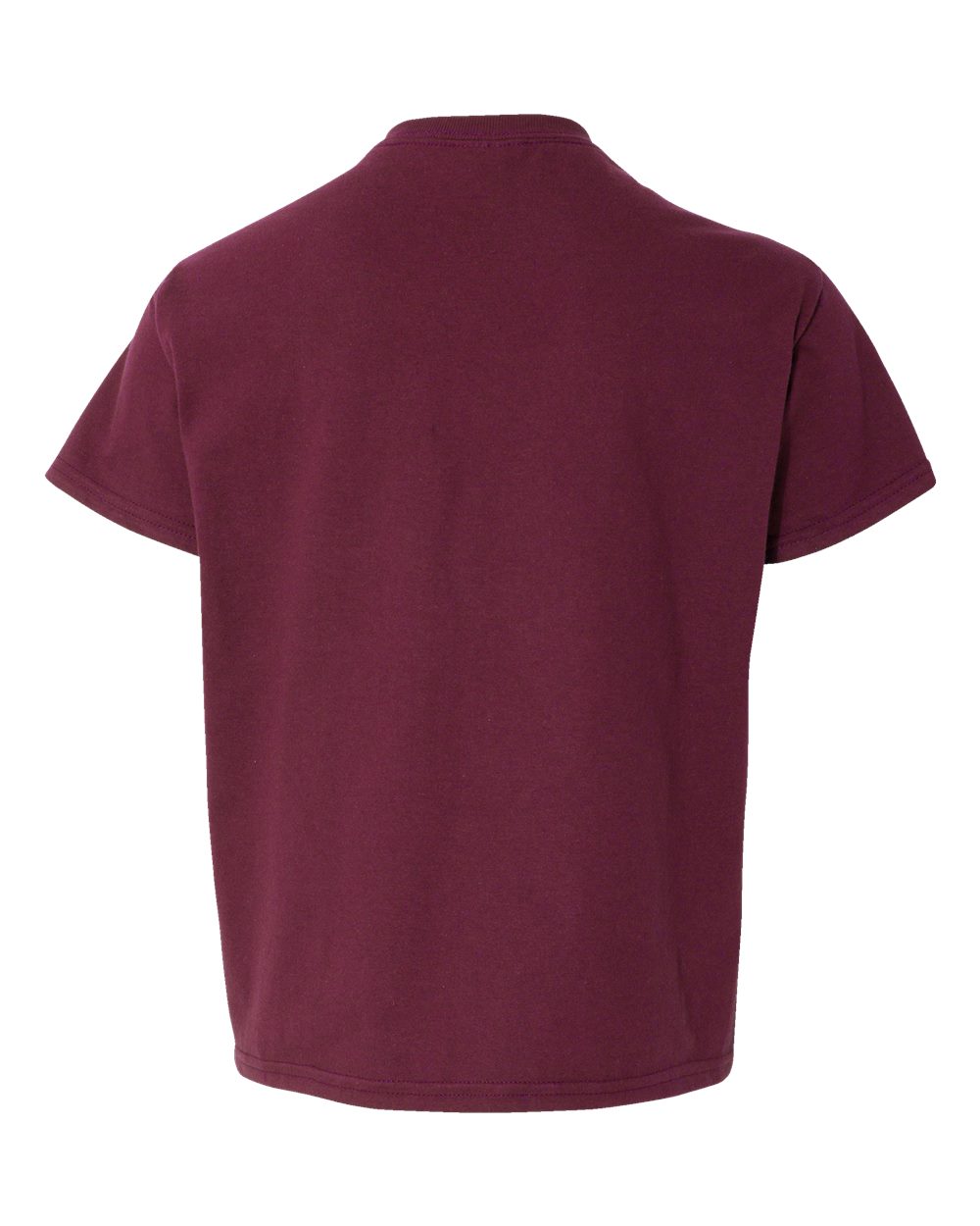Youth Softstyle® T-Shirt - Back - B01660532 - Maroon