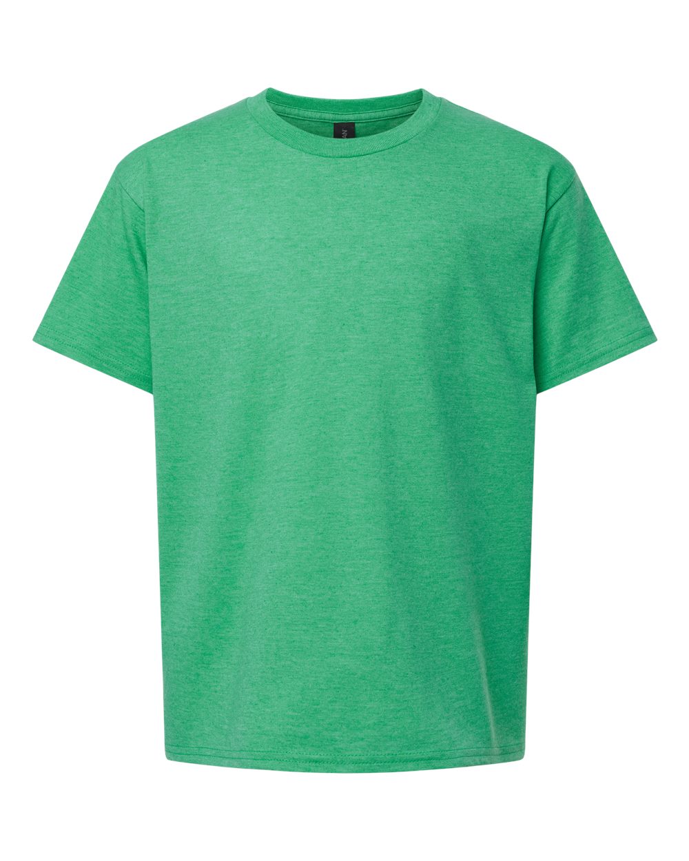 Youth Softstyle® T-Shirt - Front - B01660172 - Heather Irish Green