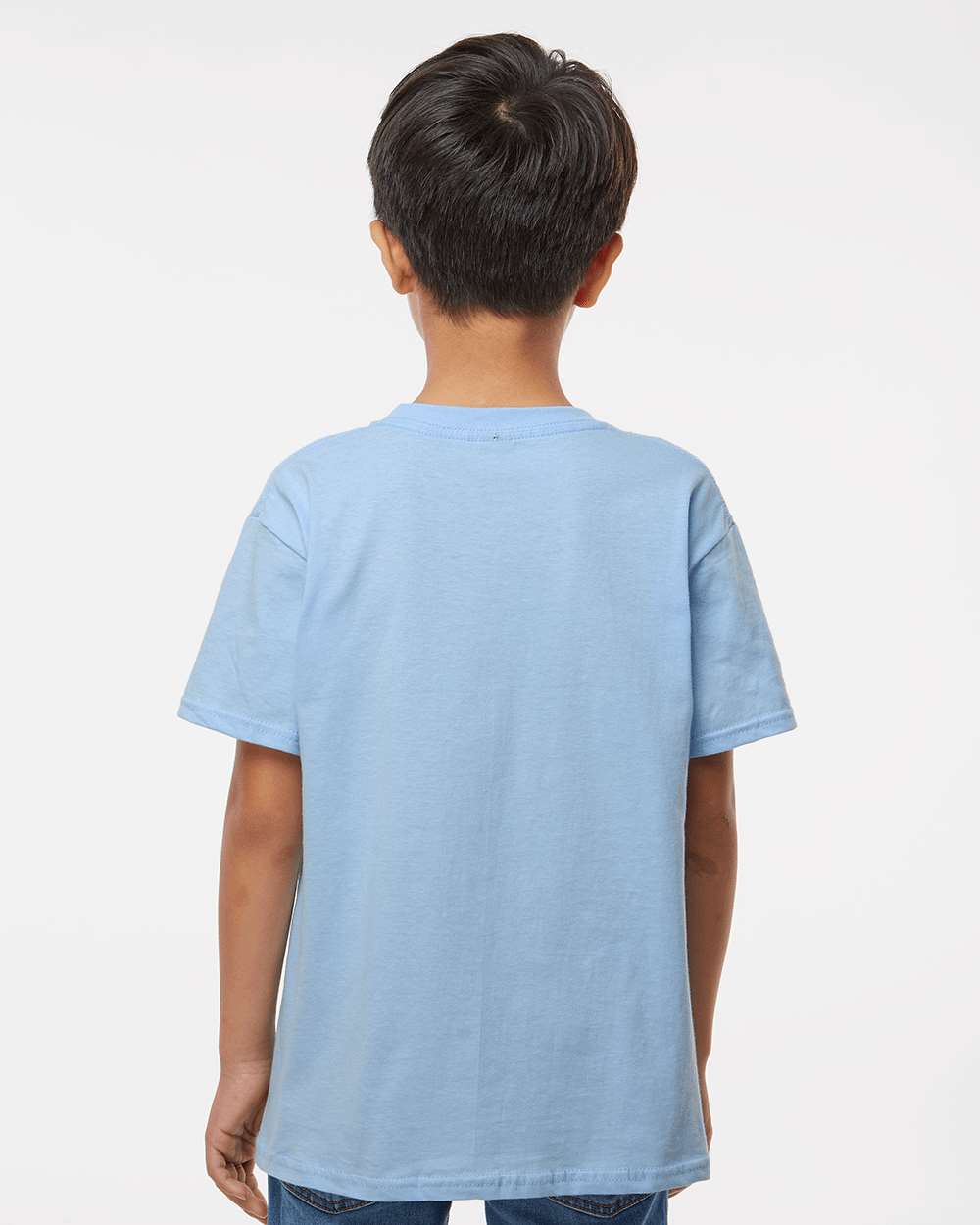 Youth Softstyle® T-Shirt - OnModelBack - B01660252 - Light Blue