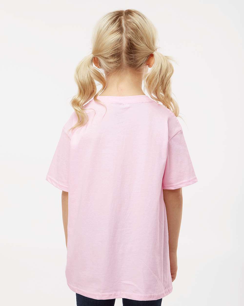 Youth Softstyle® T-Shirt - OnModelBack - B01660302 - Light Pink