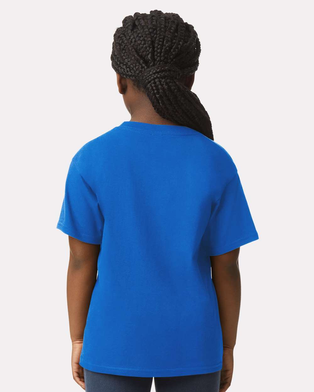 Youth Softstyle® T-Shirt - OnModelBack - B01660752 - Royal