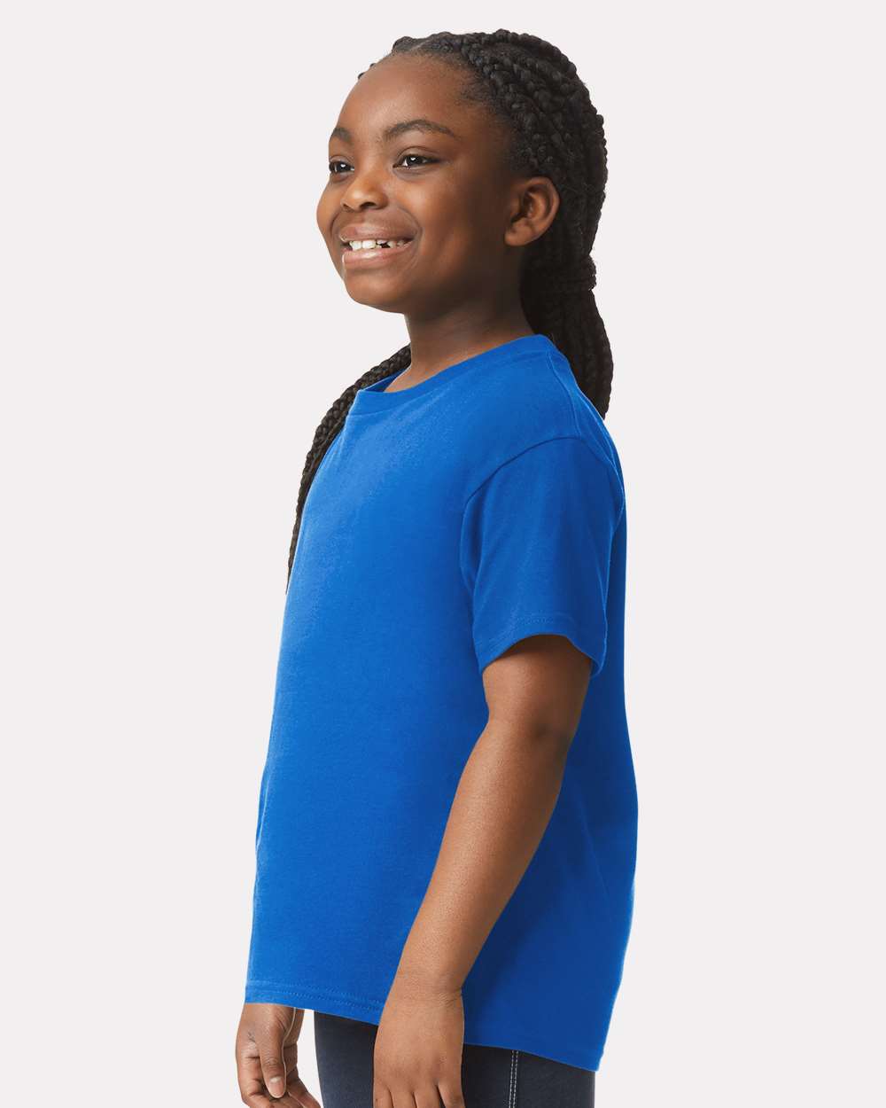 Youth Softstyle® T-Shirt - OnModelSide - B01660752 - Royal