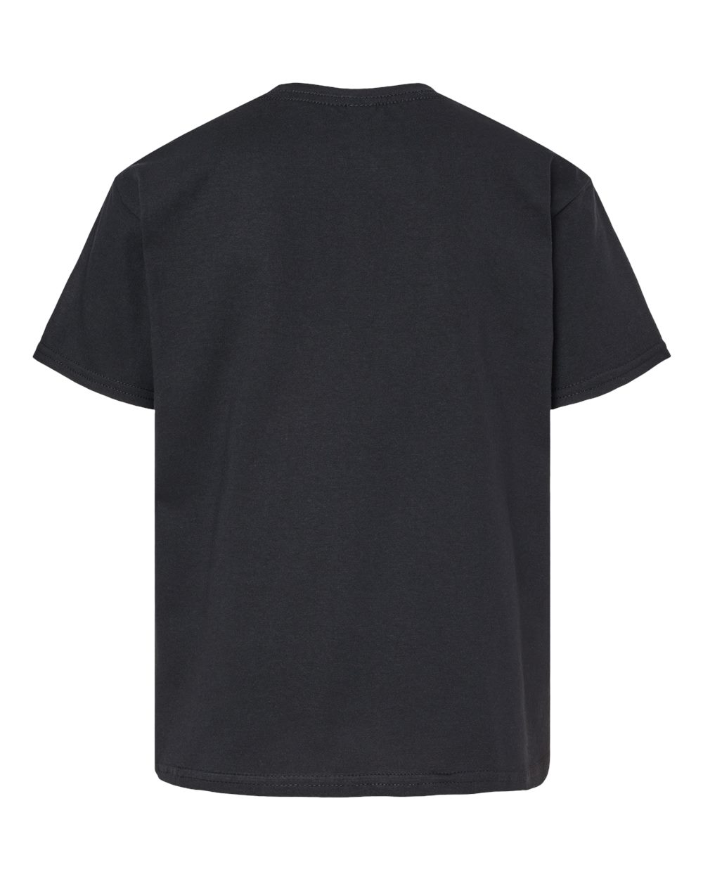 Youth Softstyle® Midweight T-Shirt - Back - B01960502 - Pitch Black