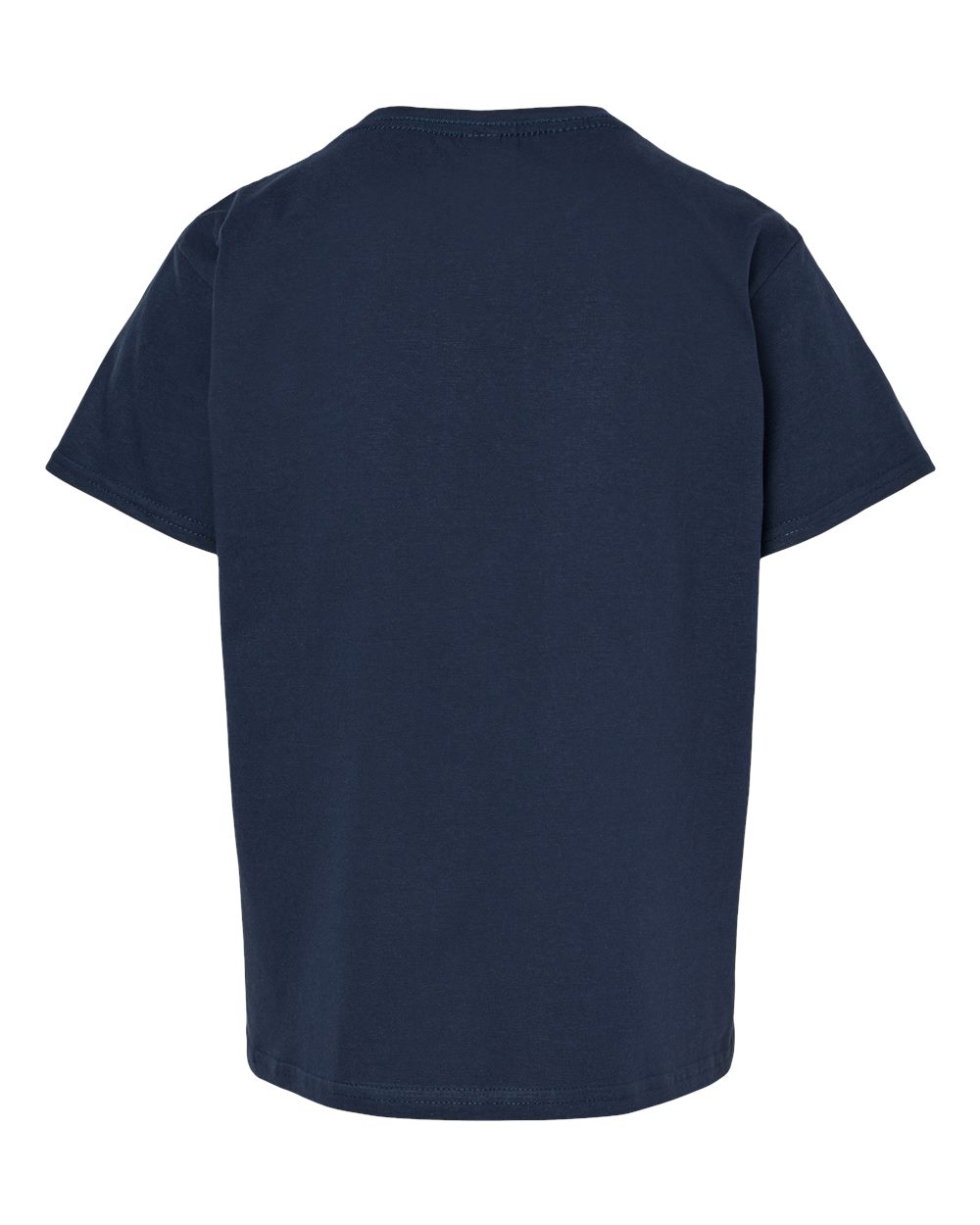 Youth Softstyle® Midweight T-Shirt - Back - B01960652 - Navy