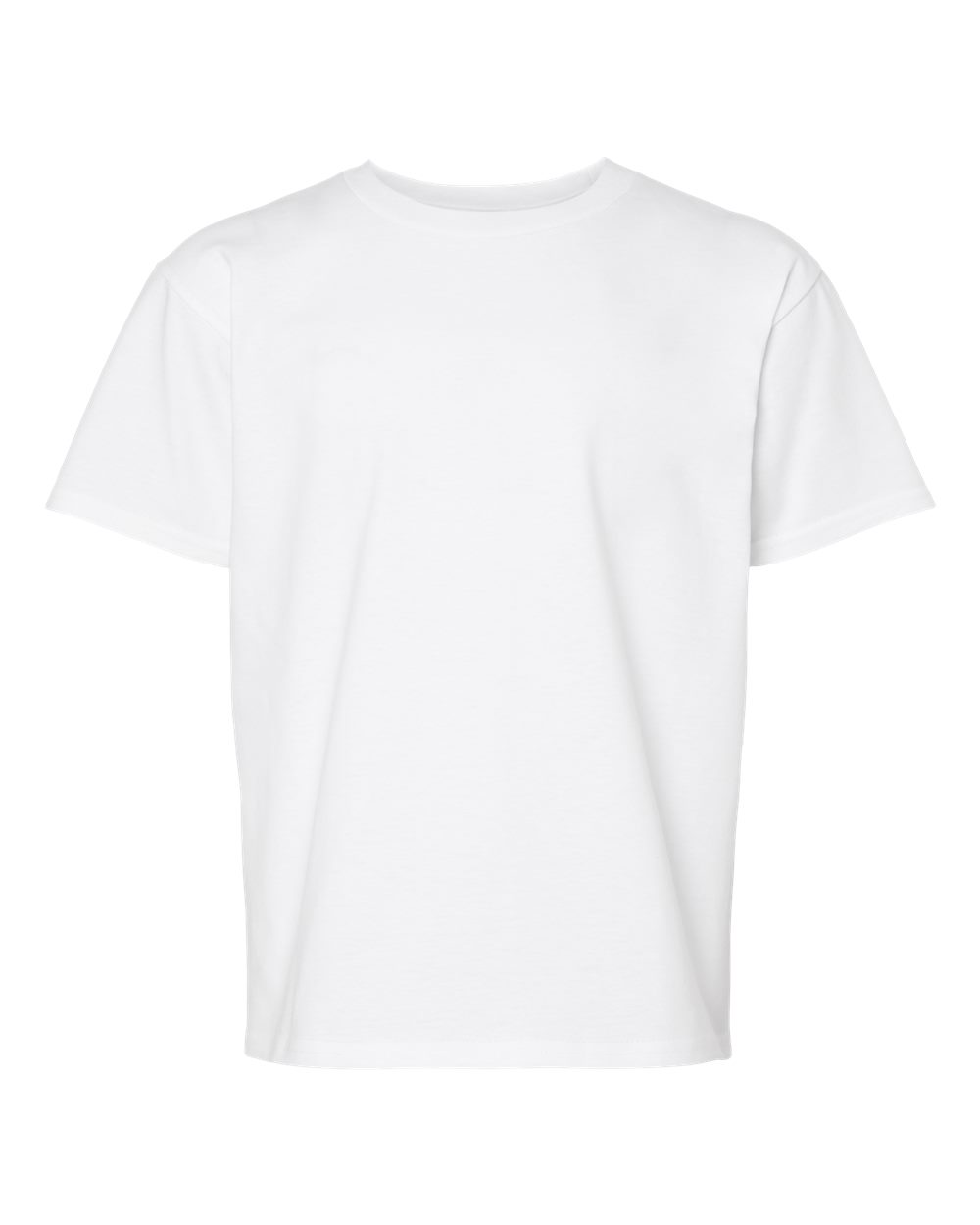 Youth Softstyle® Midweight T-Shirt - Front - B01960002 - White