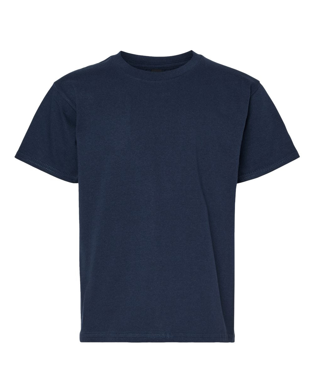 Youth Softstyle® Midweight T-Shirt - Front - B01960652 - Navy