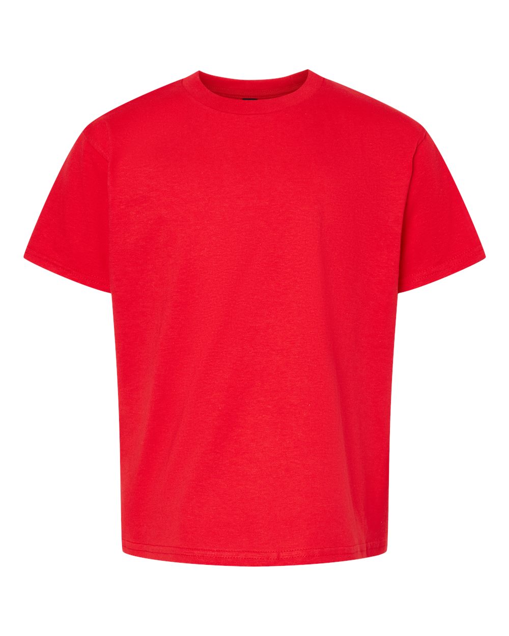 Youth Softstyle® Midweight T-Shirt - Front - B01960702 - Red