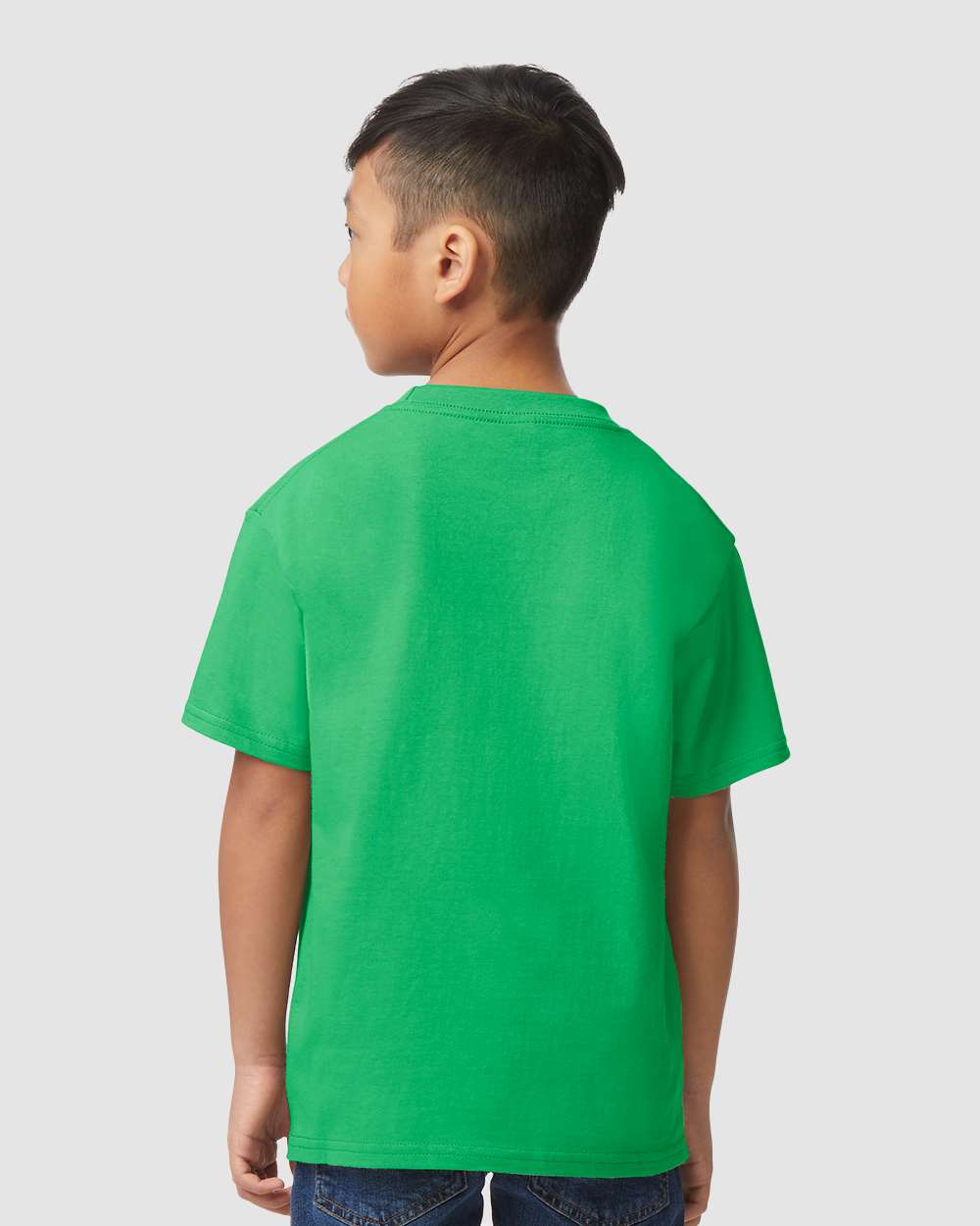 Youth Softstyle® Midweight T-Shirt - OnModelBack - B01960192 - Irish Green