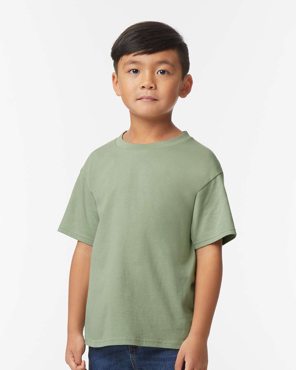 Youth Softstyle® Midweight T-Shirt - OnModelFront - B01960172 - Sage