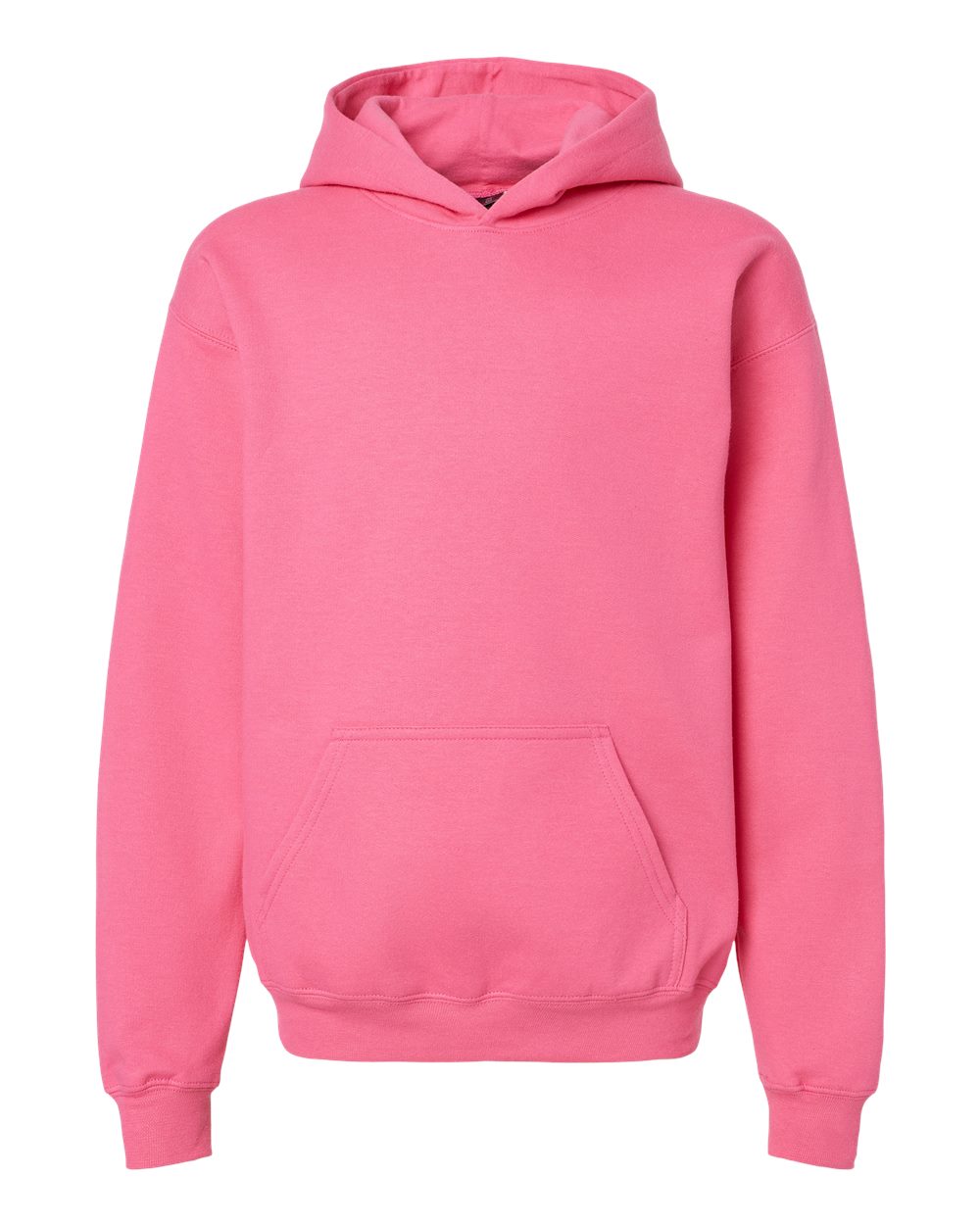 Youth Softstyle® Midweight Hooded Sweatshirt - Front - B00960102 - Pink Lemonade