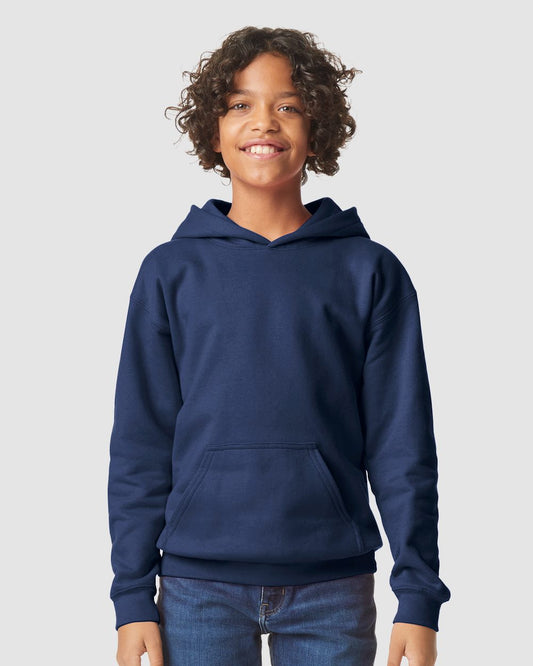 Youth Softstyle® Midweight Hooded Sweatshirt - styleImage