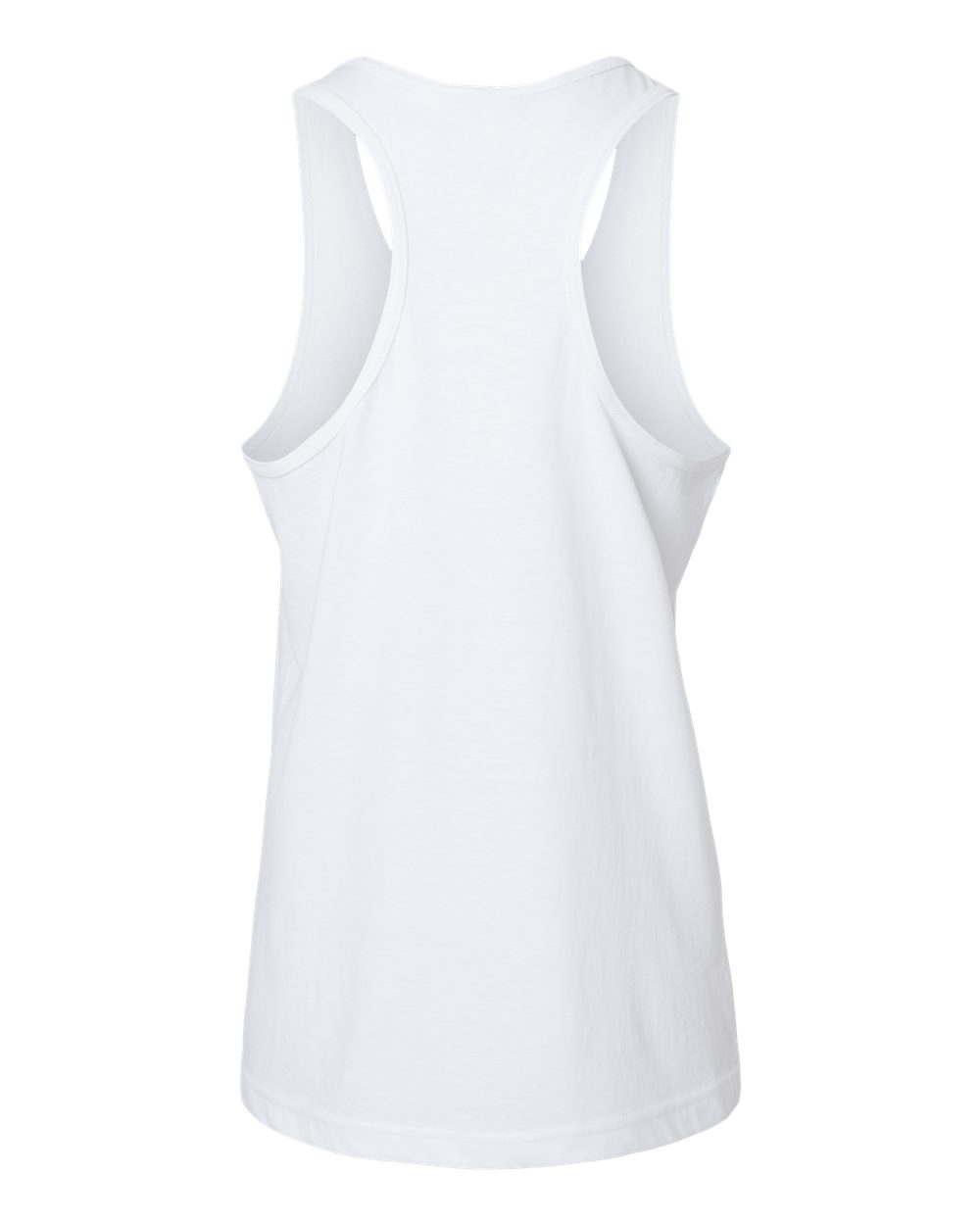 Women's Softstyle® CVC Racerback Tank Top - Back - B02160003 - White