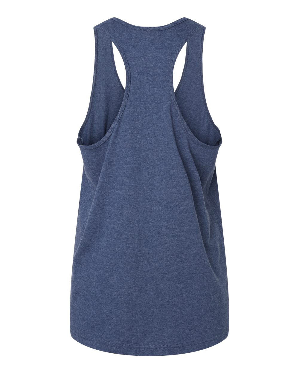 Women's Softstyle® CVC Racerback Tank Top - Back - B02160653 - Navy Mist