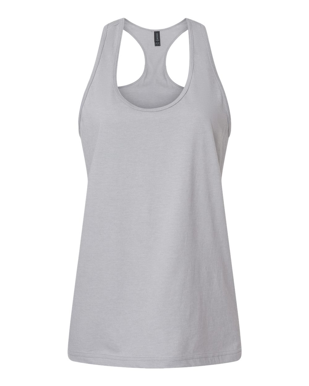Women's Softstyle® CVC Racerback Tank Top - Front - B02160583 - Cement