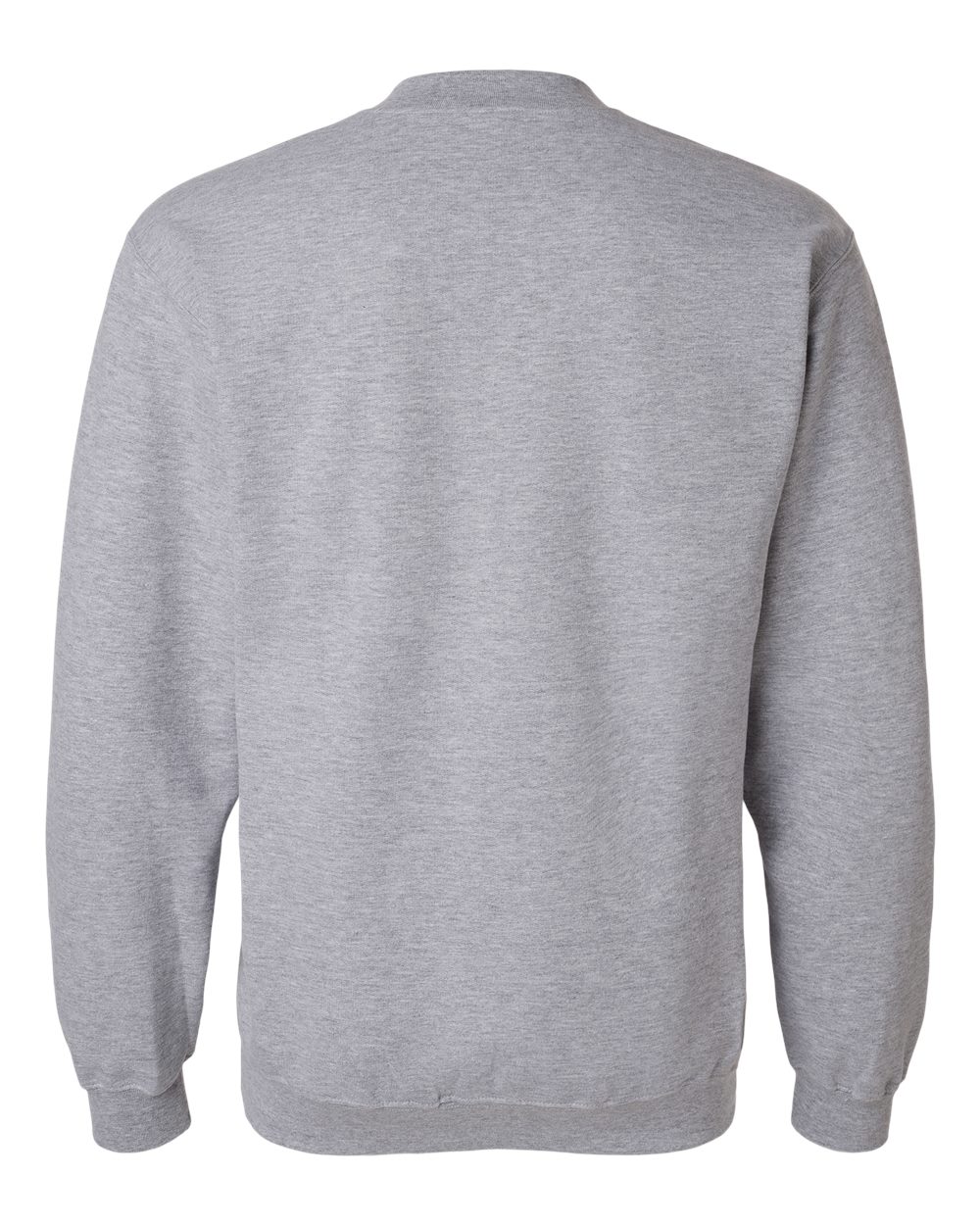 Unisex Softstyle® Midweight 1/4 Zip Sweatshirt - Back - B02660583 - Sport Grey