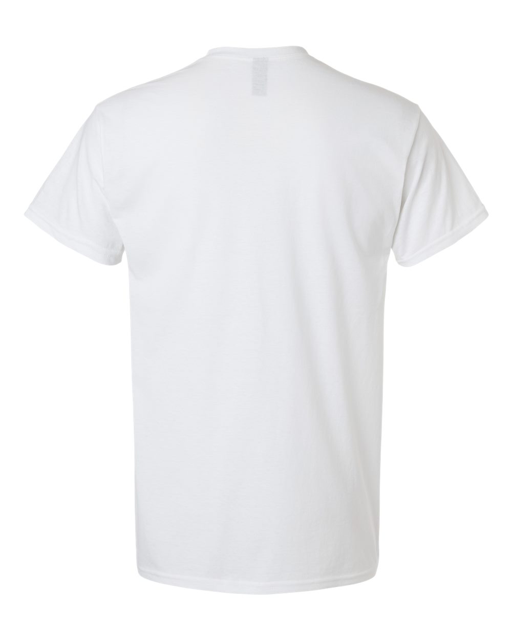 Unisex Light Cotton T-Shirt - Back - B02860002 - White