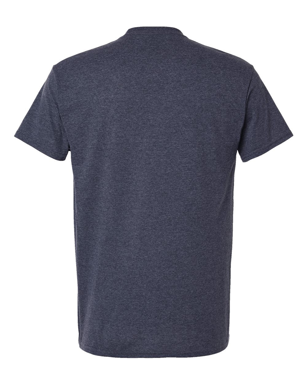 Unisex Light Cotton T-Shirt - Back - B02860102 - Heather Navy