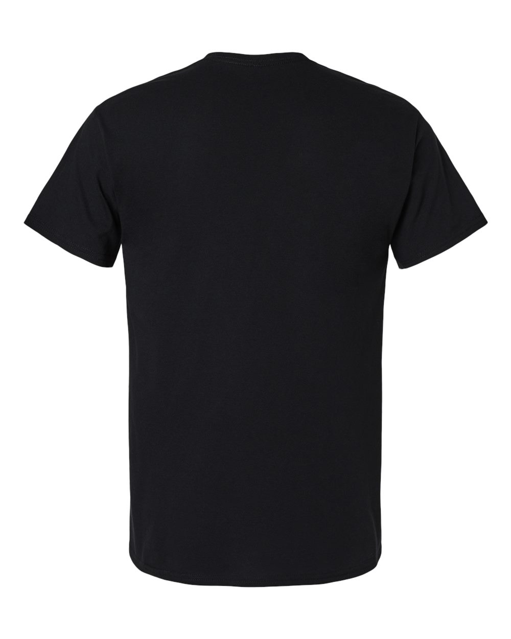 Unisex Light Cotton T-Shirt - Back - B02860502 - Black