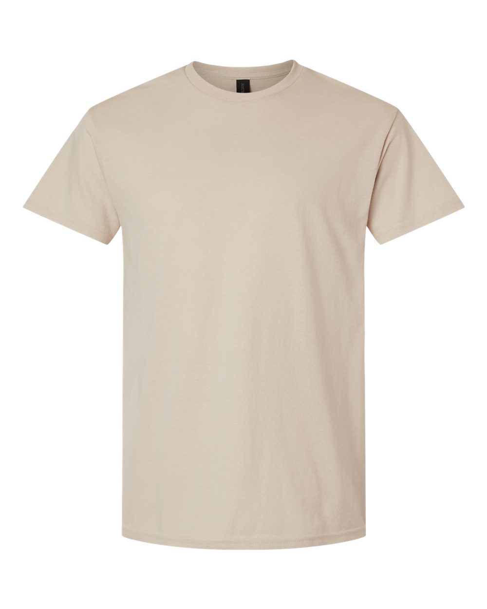 Unisex Light Cotton T-Shirt - Front - B02860242 - Sand