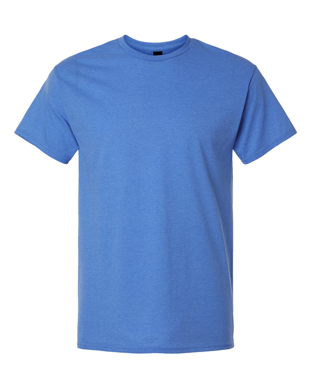 Unisex Light Cotton T-Shirt - Front - B02860272 - Heather Royal