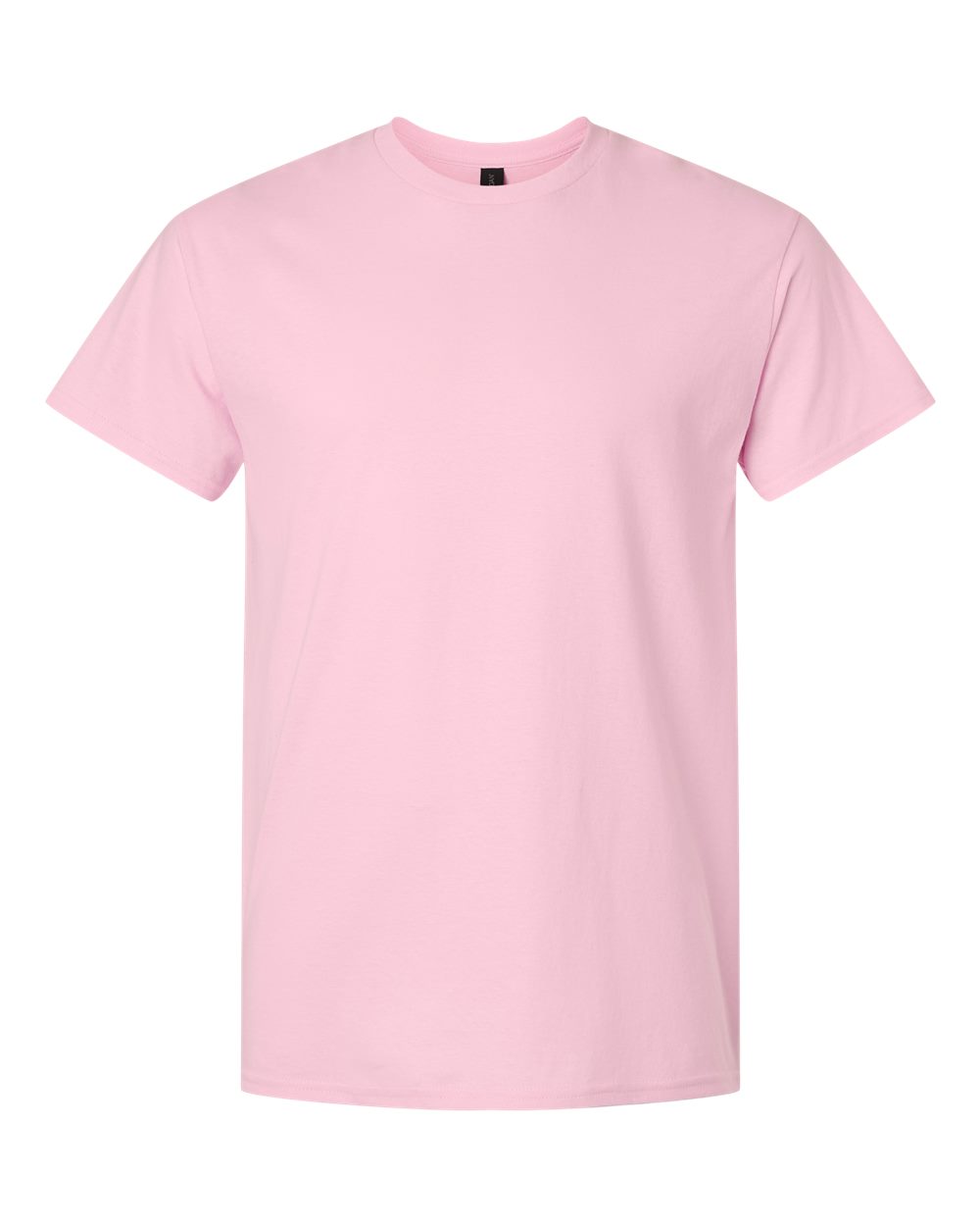 Unisex Light Cotton T-Shirt - Front - B02860312 - Light Pink