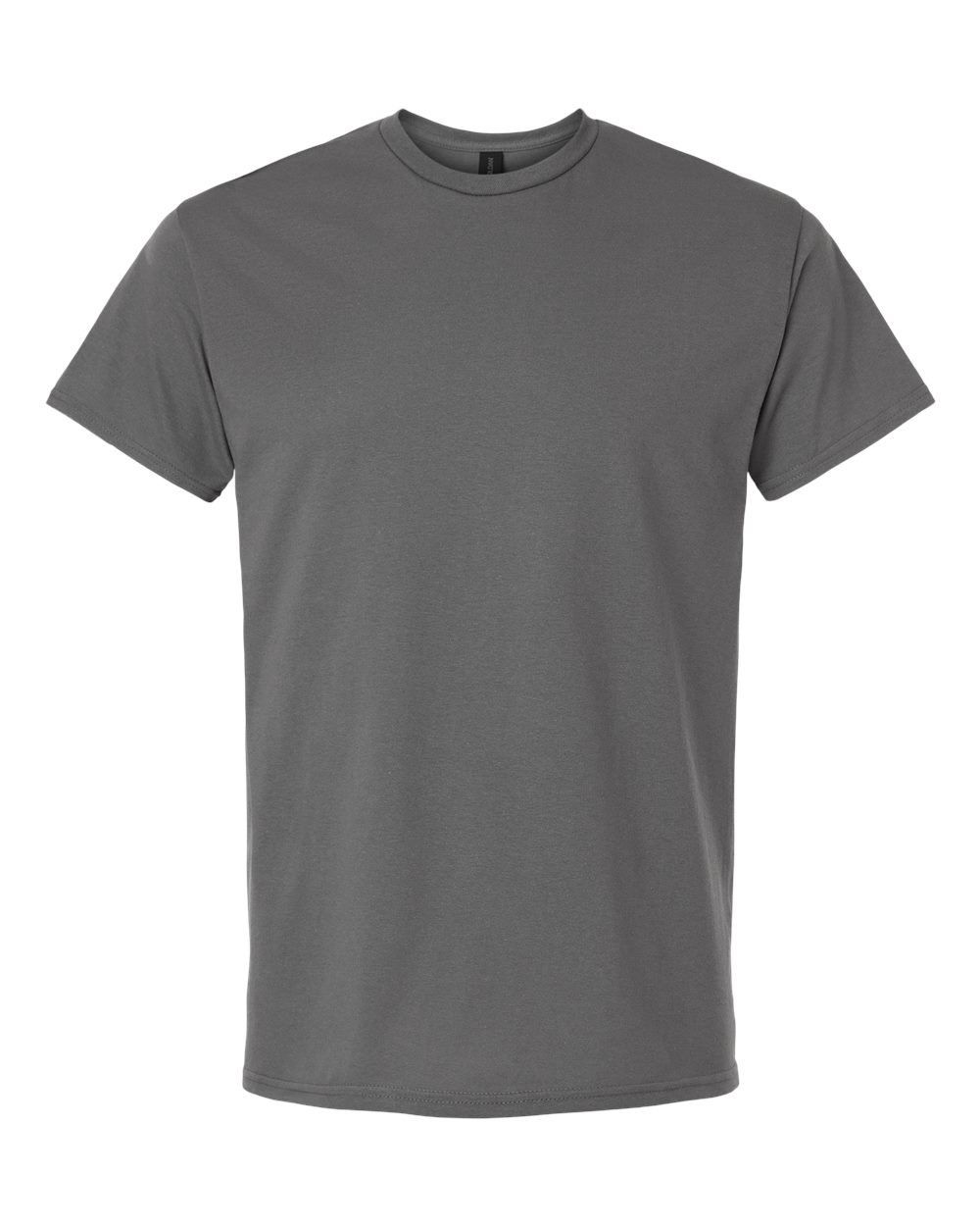 Unisex Light Cotton T-Shirt - Front - B02860592 - Charcoal