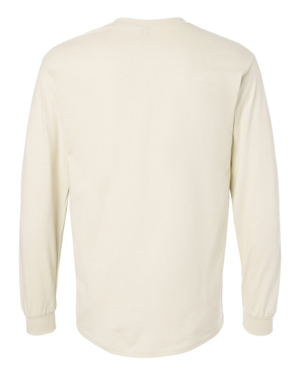 Ultra Cotton® Long Sleeve T-Shirt - Back - B06060243 - Natural