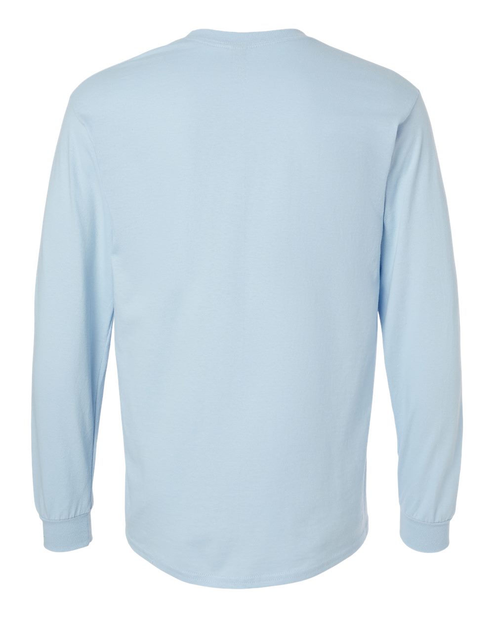 Ultra Cotton® Long Sleeve T-Shirt - Back - B06060253 - Light Blue