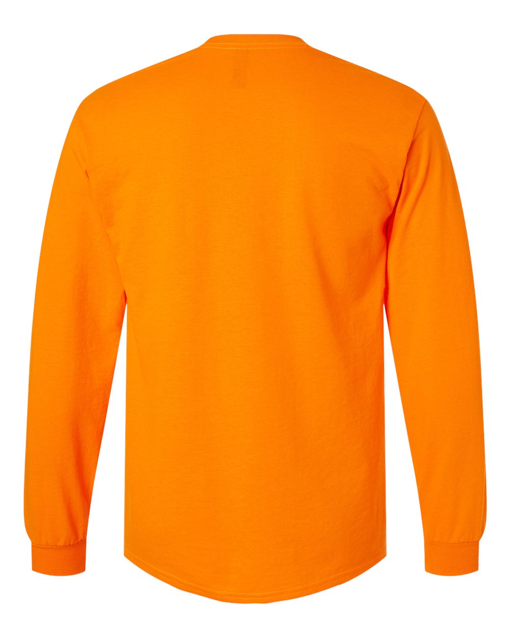 Ultra Cotton® Long Sleeve T-Shirt - Back - B06060333 - Safety Orange