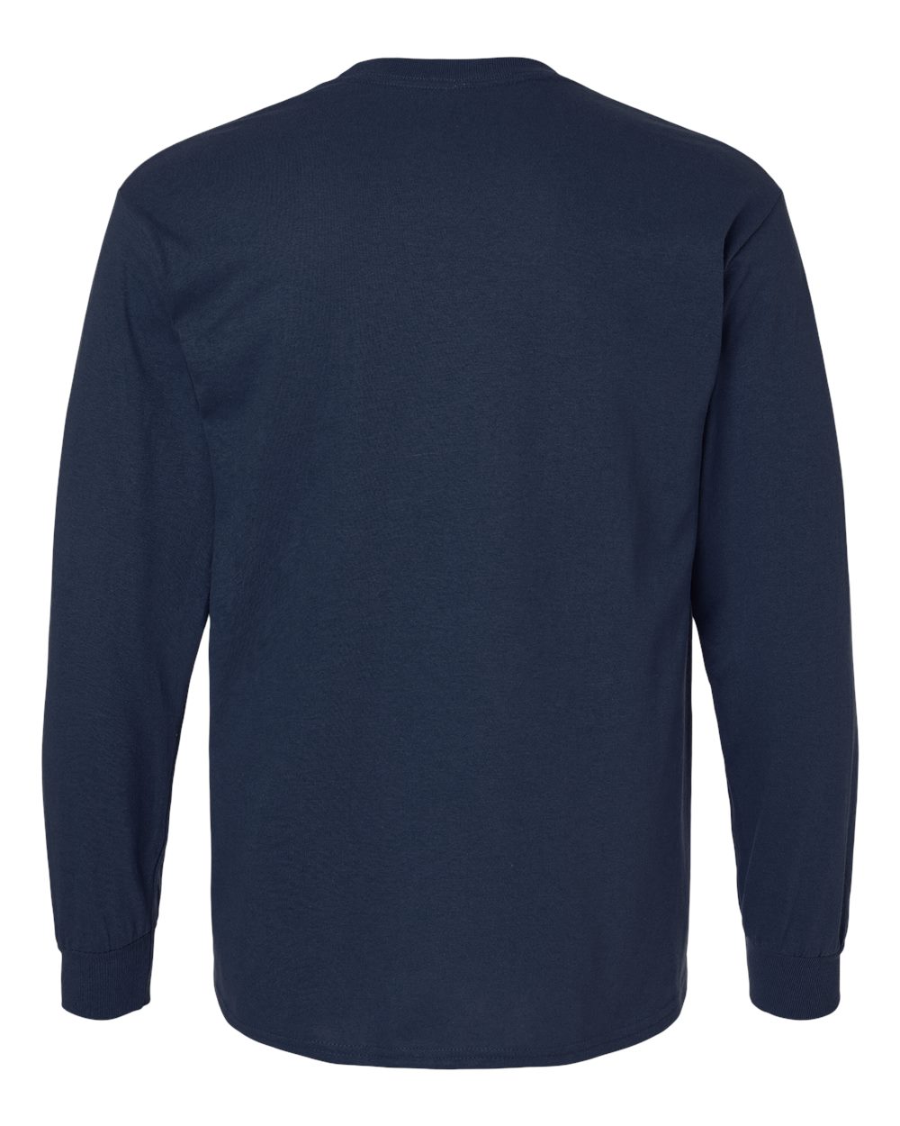 Ultra Cotton® Long Sleeve T-Shirt - Back - B06060653 - Navy