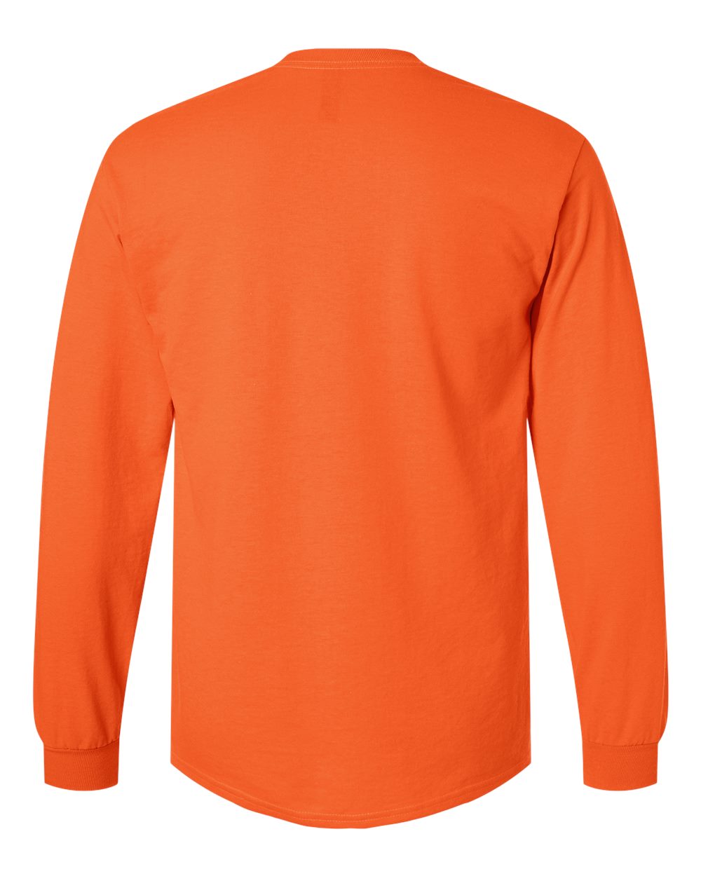 Ultra Cotton® Long Sleeve T-Shirt - Back - B06060663 - Orange