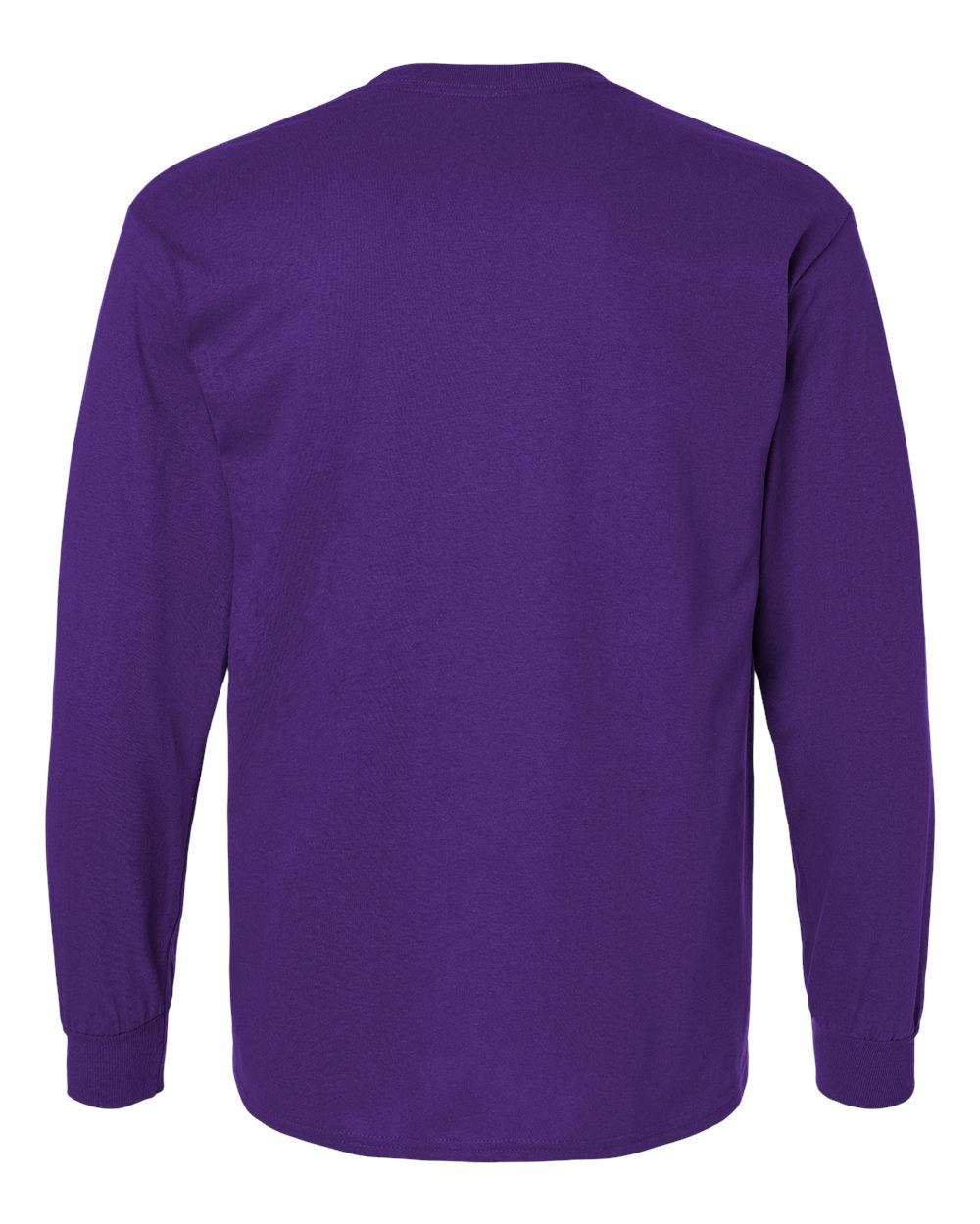 Ultra Cotton® Long Sleeve T-Shirt - Back - B06060673 - Purple