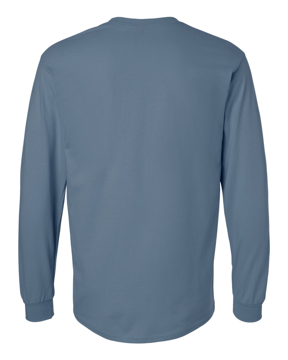 Ultra Cotton® Long Sleeve T-Shirt - Back - B06060683 - Indigo Blue