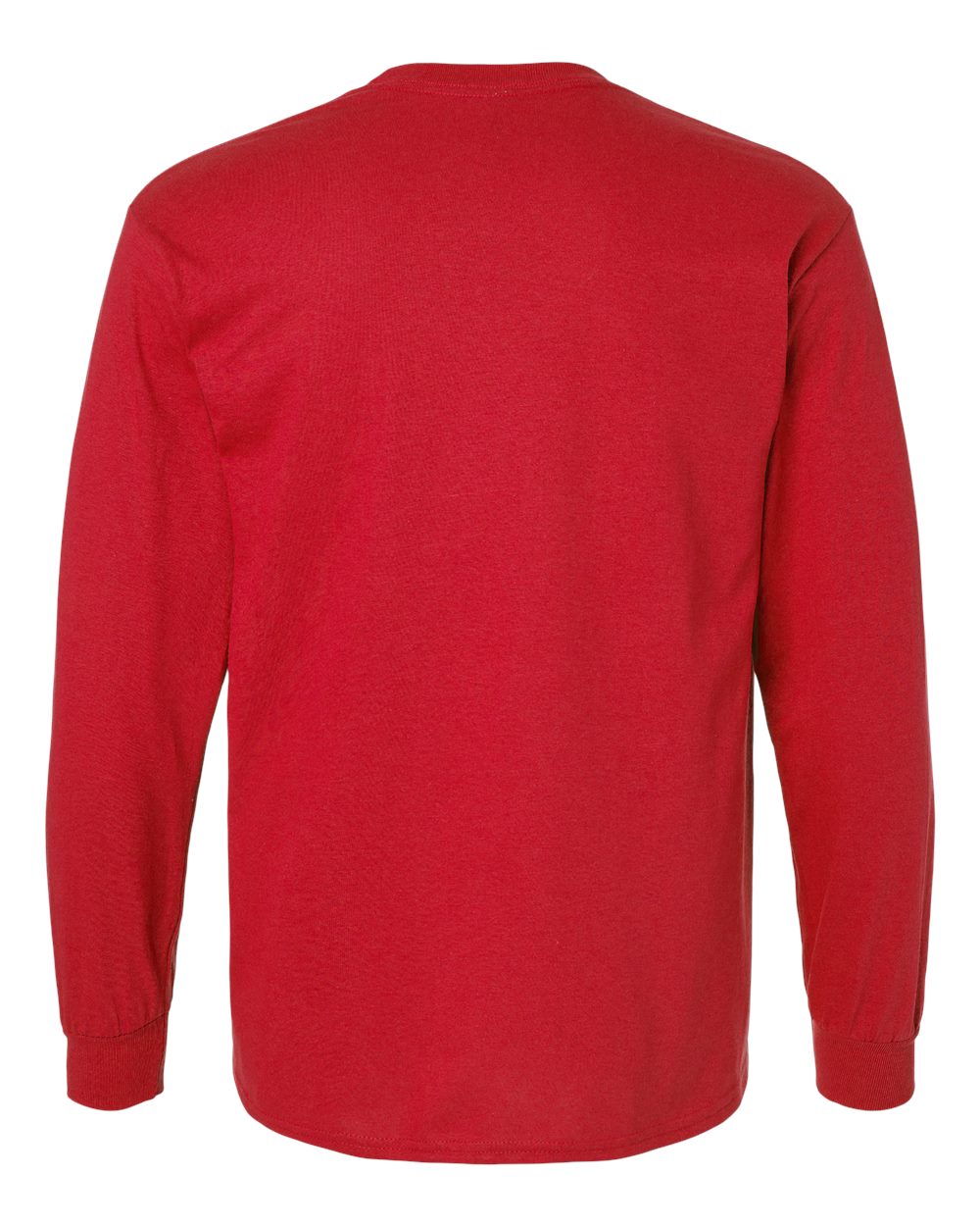Ultra Cotton® Long Sleeve T-Shirt - Back - B06060703 - Red