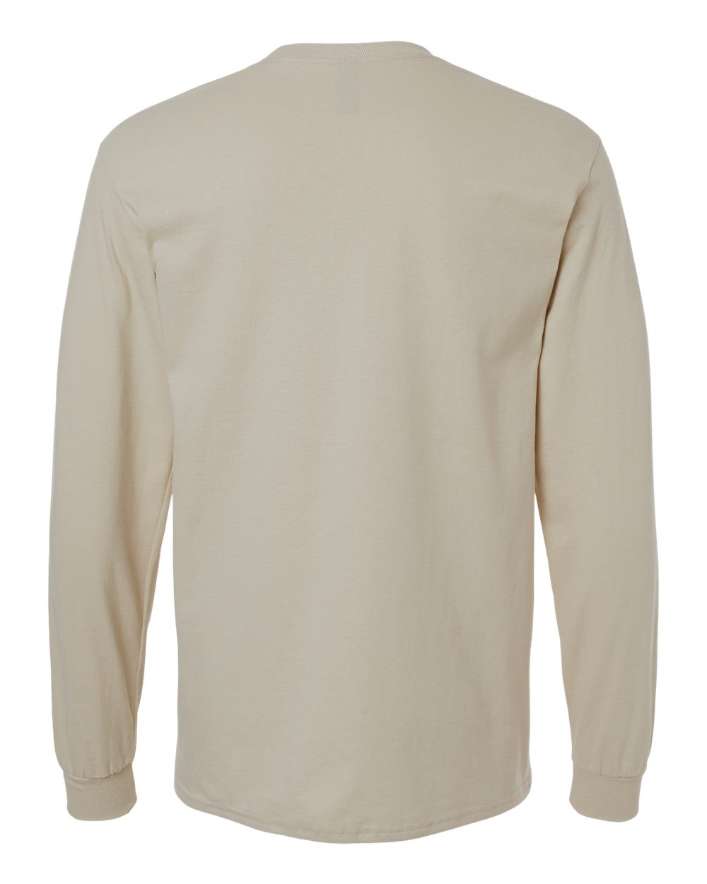 Ultra Cotton® Long Sleeve T-Shirt - Back - B06060733 - Sand
