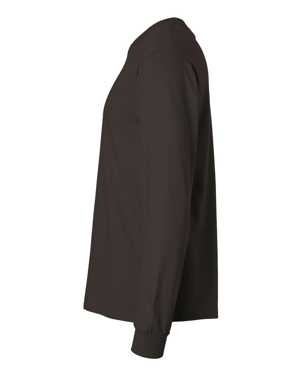 Ultra Cotton® Long Sleeve T-Shirt - DirectSide - B06060053 - Dark Chocolate