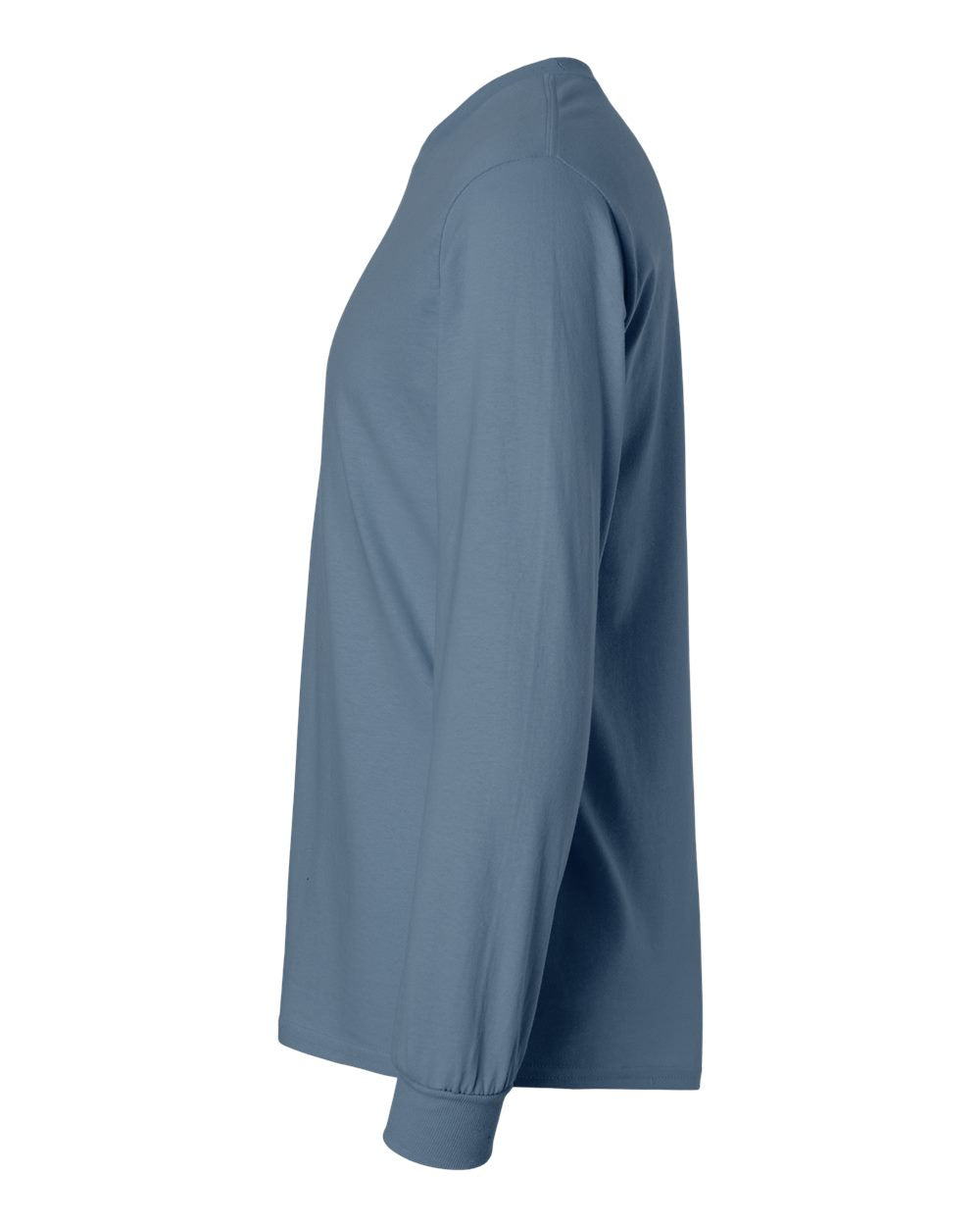 Ultra Cotton® Long Sleeve T-Shirt - DirectSide - B06060683 - Indigo Blue