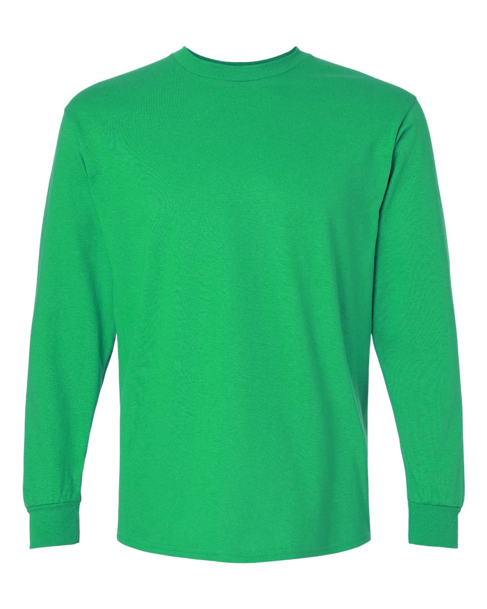 Ultra Cotton® Long Sleeve T-Shirt - Front - B06060203 - Irish Green