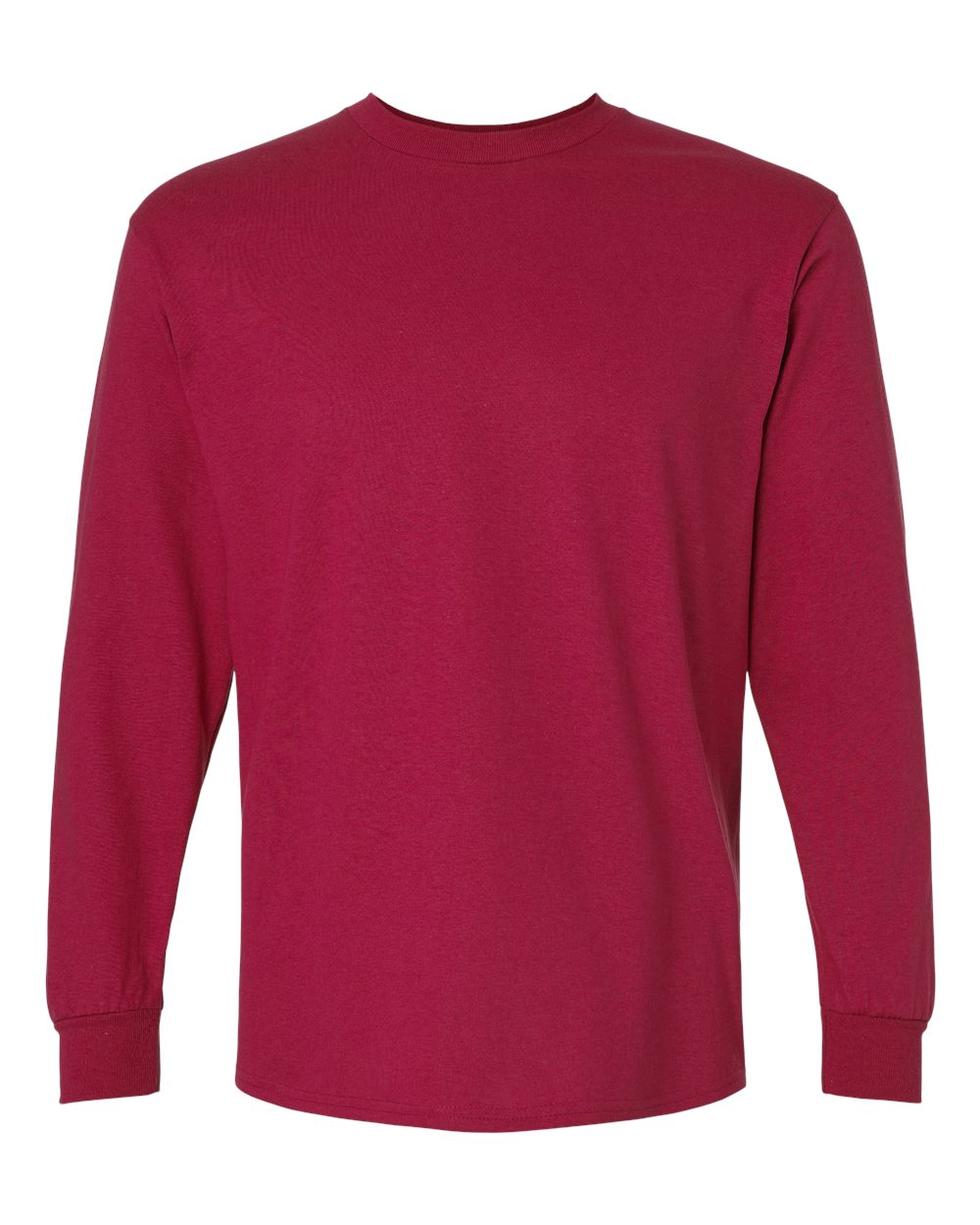 Ultra Cotton® Long Sleeve T-Shirt - Front - B06060523 - Cardinal Red