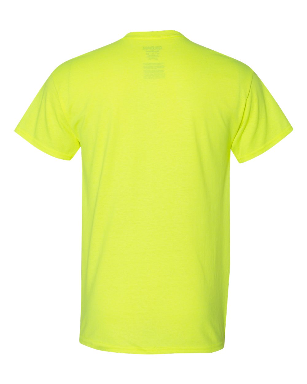 Unisex DryBlend® T-Shirt - Back - B06560163 - Safety Green