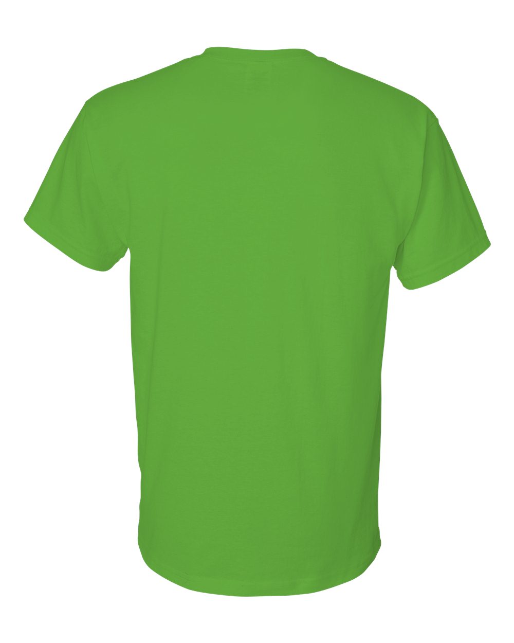 Unisex DryBlend® T-Shirt - Back - B06560613 - Electric Green