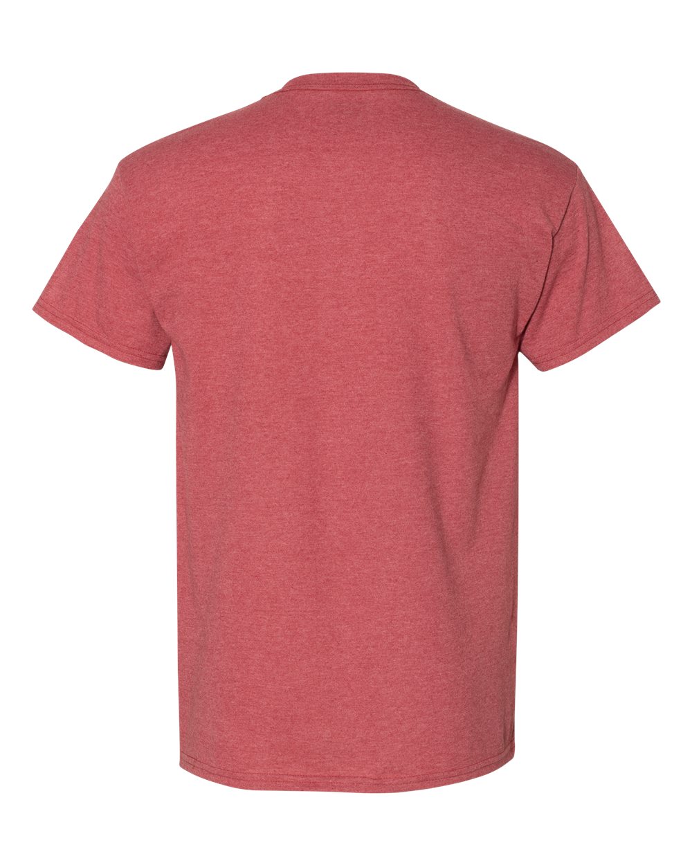 Unisex DryBlend® T-Shirt - Back - B06560723 - Heather Scarlet Red