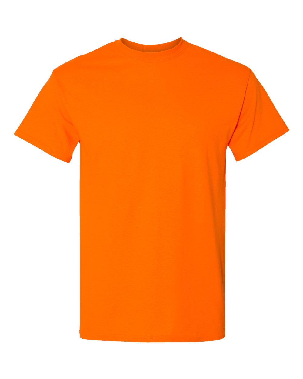 Unisex DryBlend® T-Shirt - Front - B06560193 - Safety Orange