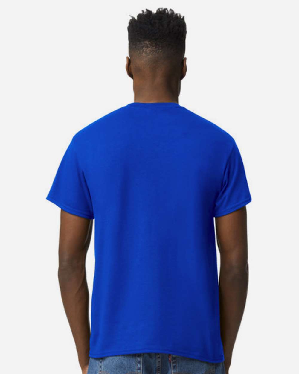 Unisex DryBlend® T-Shirt - OnModelBack - B06560743 - Deep Royal