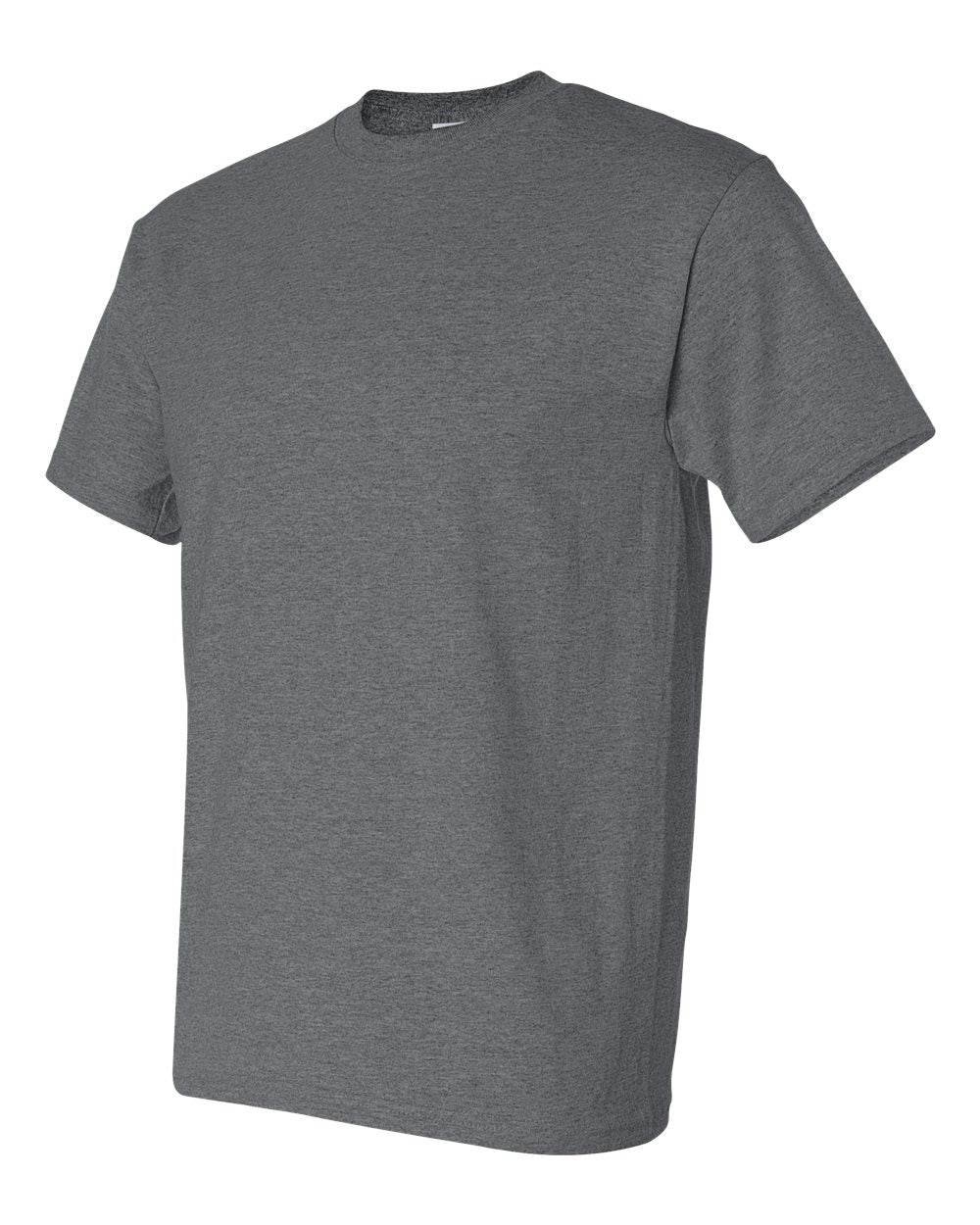 Unisex DryBlend® T-Shirt - Side - B06560093 - Dark Heather