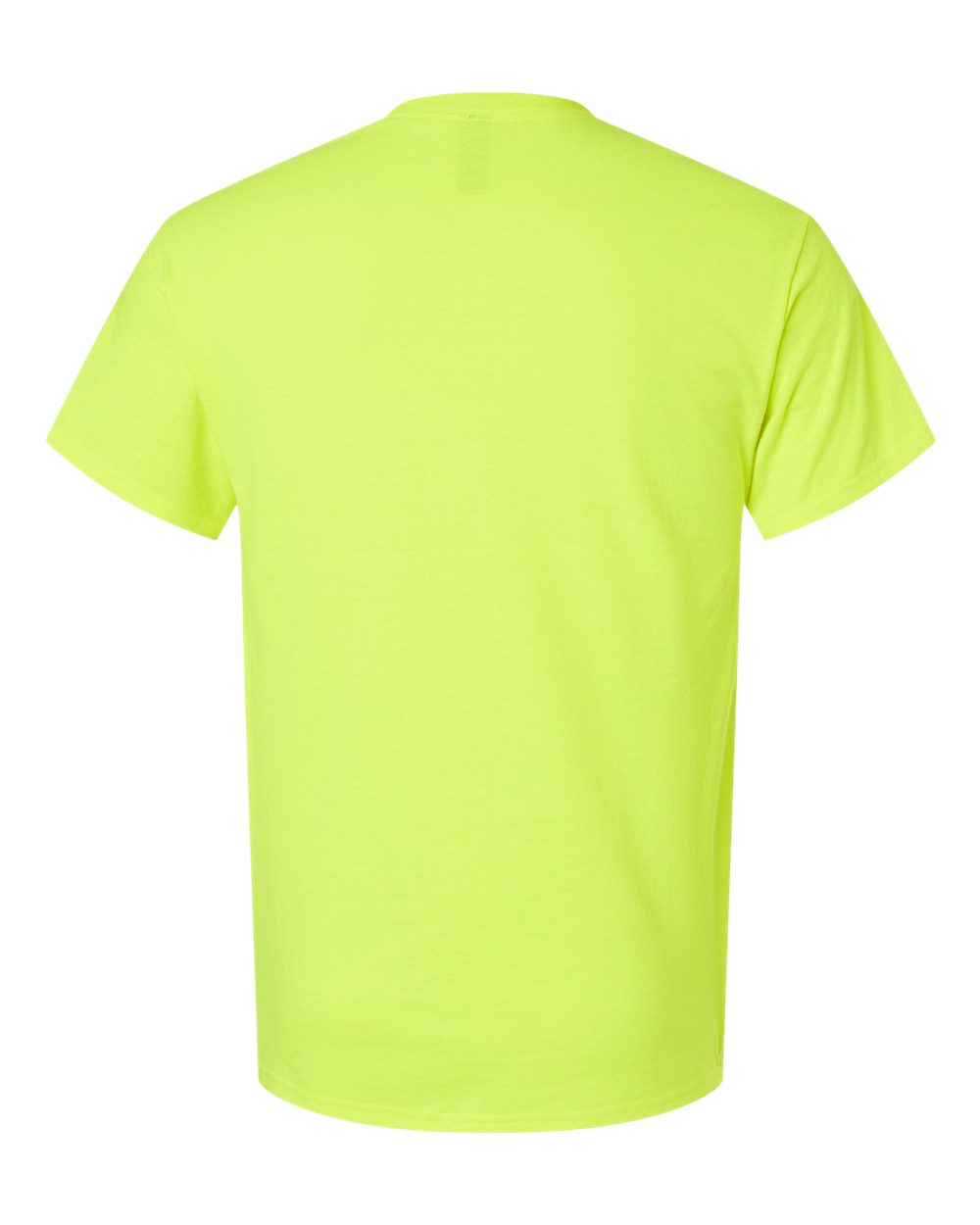Men's Tall Ultra Cotton® T-Shirt - Back - B06660165 - Safety Green