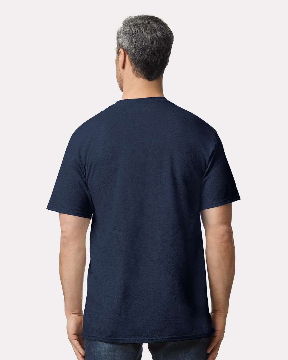 Men's Tall Ultra Cotton® T-Shirt - OnModelBack - B06660655 - Navy