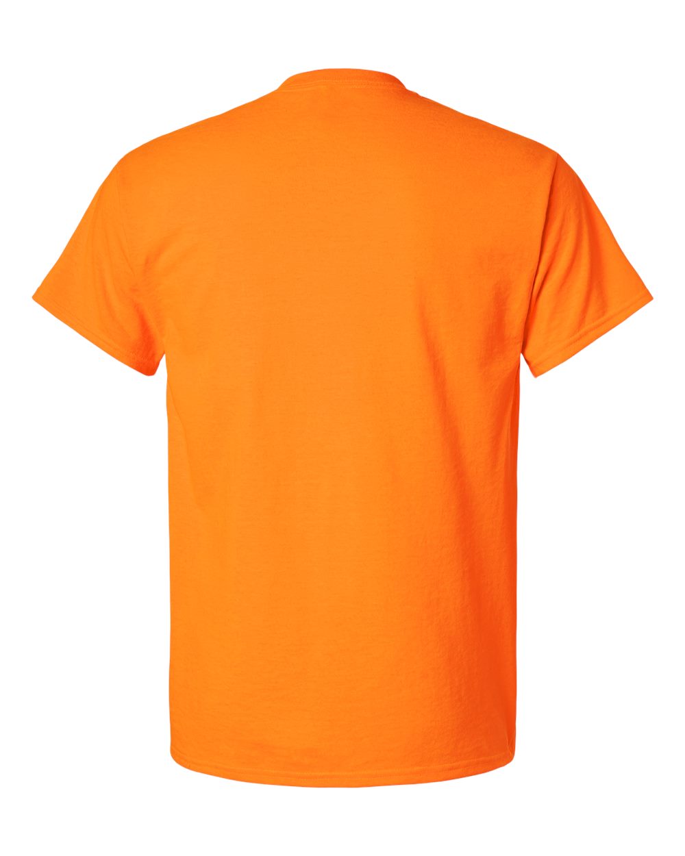 Unisex Ultra Cotton® Pocket T-Shirt - Back - B07060333 - Safety Orange