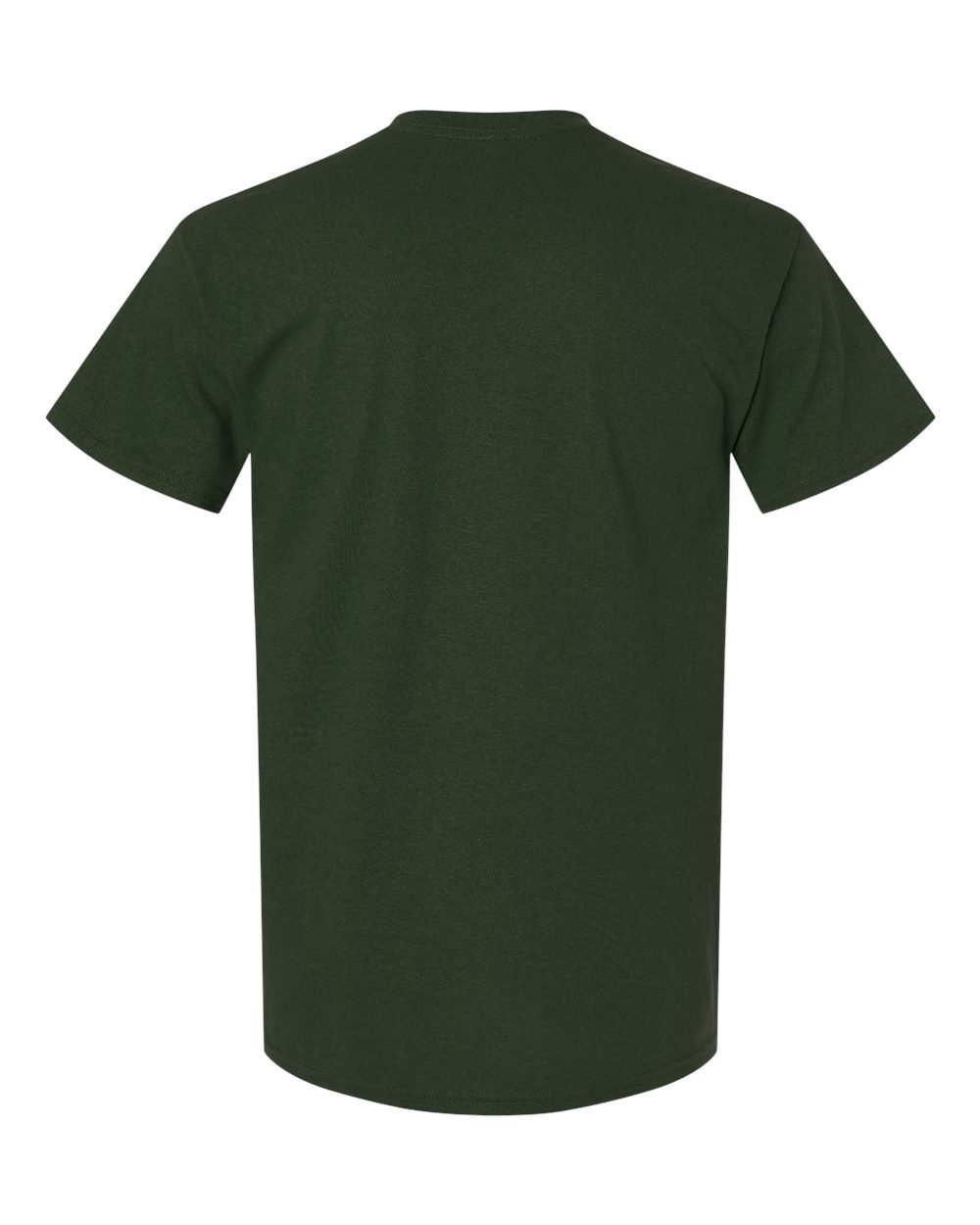 Unisex Ultra Cotton® Pocket T-Shirt - Back - B07060543 - Forest Green