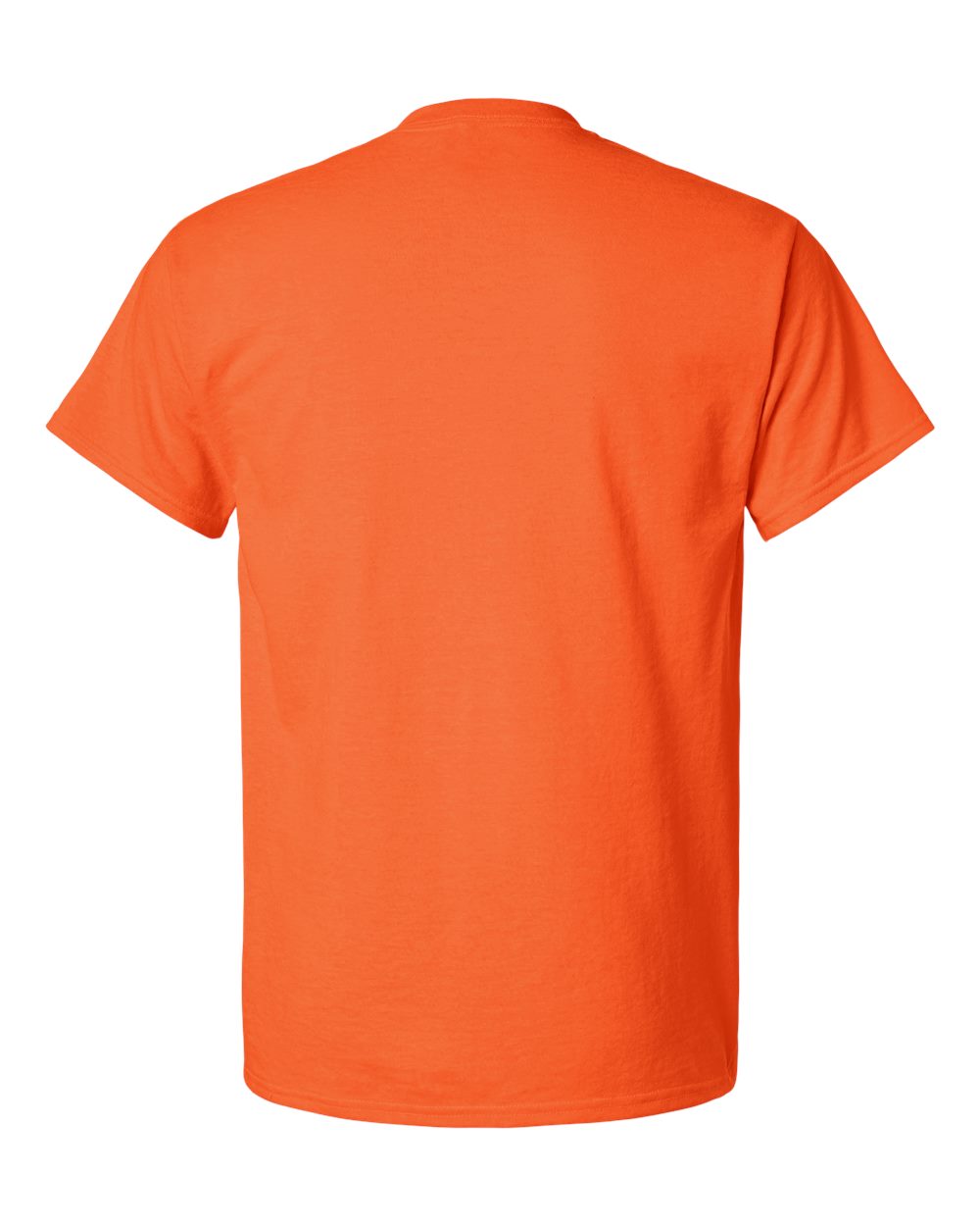 Unisex Ultra Cotton® Pocket T-Shirt - Back - B07060663 - Orange